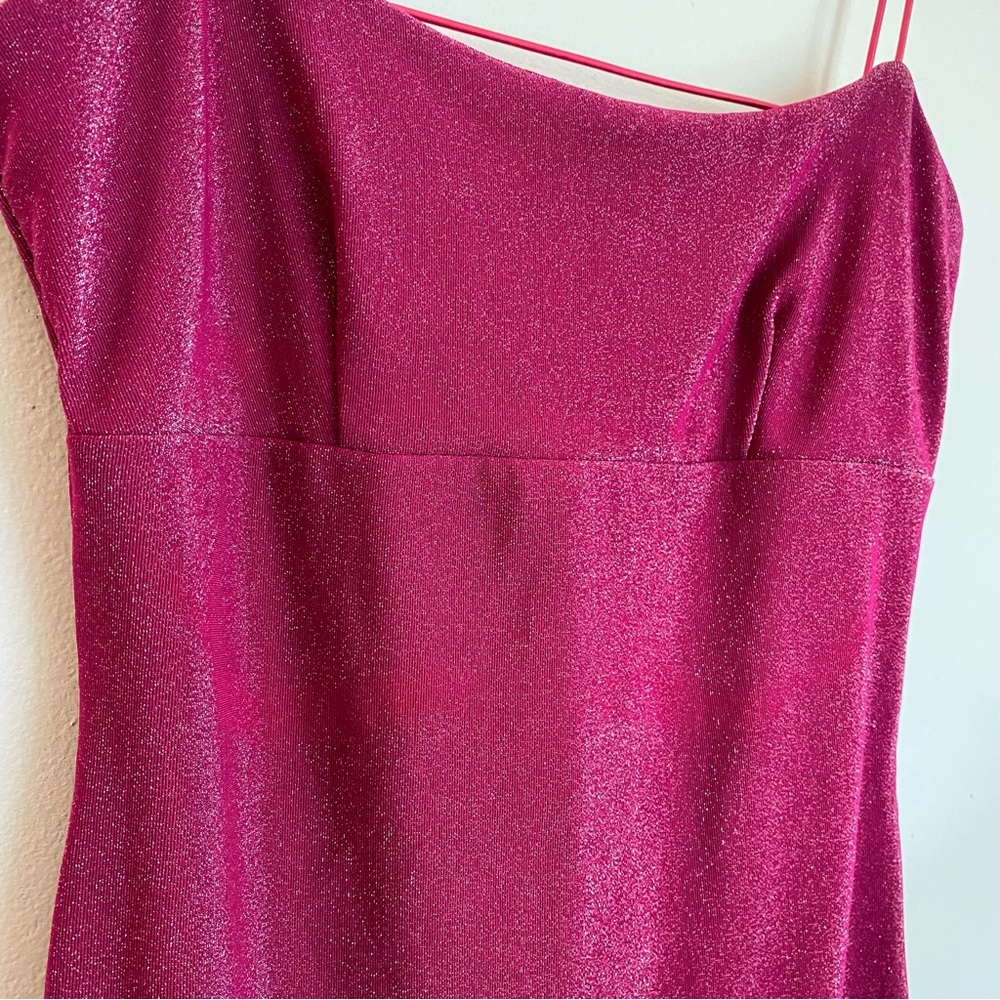Vintage Y2K Sparklr Midi Glitter Backless Dress - Picture 3 of 6